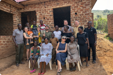 TUPS with the CMM team in Uganda during one of their visits.